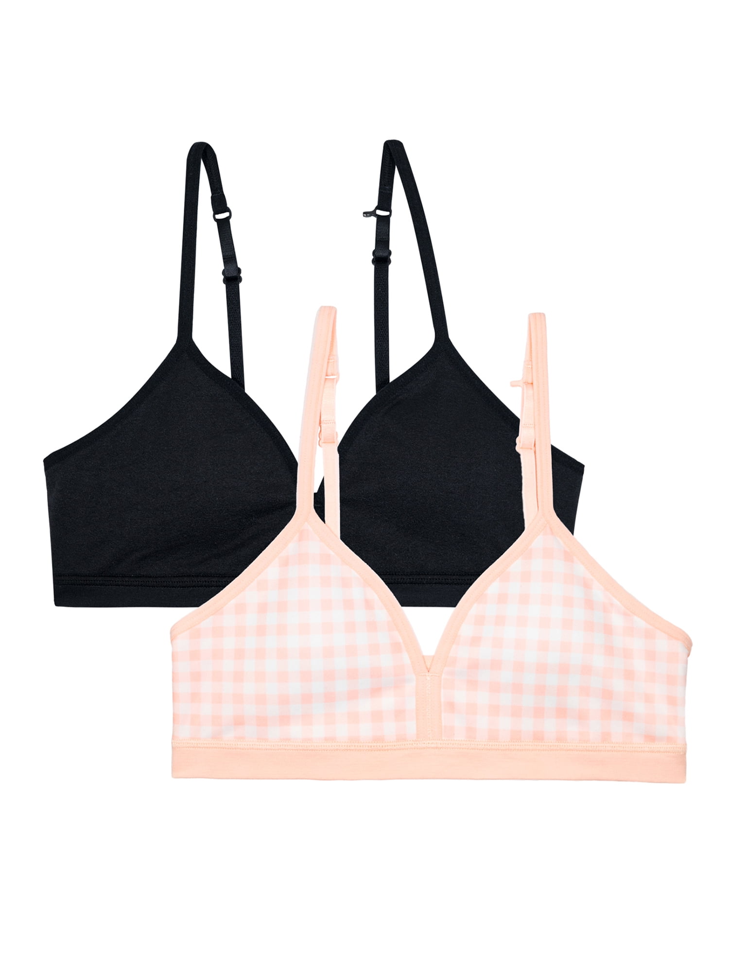 Gingham Peach Whisper / Black