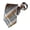 Plaid-Gray, variant on Gray 3.15" Adjustable Zipper Ties for Men Gingham Woven Mens Neckties for Office Wedding