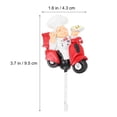 thumbnail image 4 of Shisuyan 4Pcs Cartoon Resin Hanging Hooks Creative Hooks for Home Kitchen (White), 4 of 8