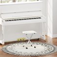 thumbnail image 2 of HOMCOM Banc de Piano Réglable, Tabouret de Piano Pliant en X, 2 of 10