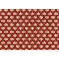 thumbnail image 1 of Ahgly Company Machine Washable Indoor Rectangle Transitional Sunrise Orange Area Rugs, 8' x 12', 1 of 7