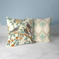 thumbnail image 5 of Enchanted Feathers Indoor/Outdoor Pillow in Beige 26 x 26 with removable cover, 5 of 8