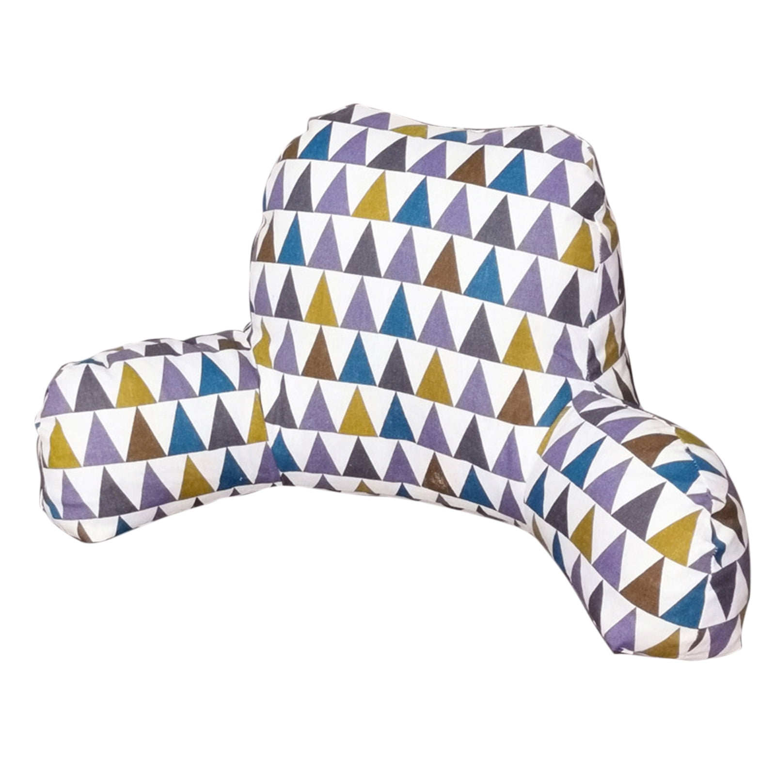 LeKing Soft Reading Pillow Armrest Bed Rest Pillow Wedge with Arms