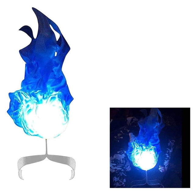 Monstrate Bola de fuego flotante de Halloween, adornos de bola de fuego LED que brillan intensamente para accesorios de Cosplay de fiesta de Halloween Kits de decoración para fiestas No.1 Monstrate HA043589-01