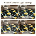 thumbnail image 7 of ODIKA 4'x6' Washable Area Rug Stain Resistant, Low Pile, Easy Care Music Note Vinyl Record Retro Album Player Disc Motif Round Cd for Dorm Room, Small Living, 7 of 7