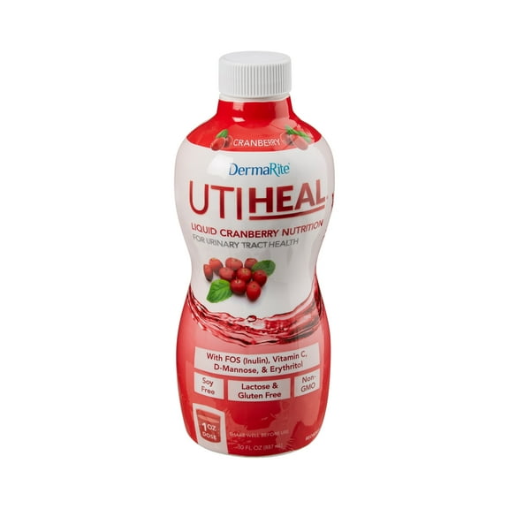 Utiheal Oral Supplement, Cranberry Flavored, Ready-To-Drink, 30 oz. Bottle, 1 Ct