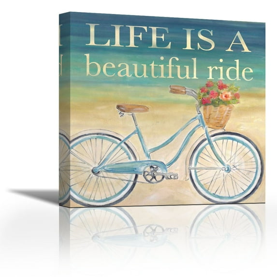 Beautiful Ride I - Contemporary Fine Art Giclee on Canvas Gallery Wrap - wall décor - Art painting - 24 x 24 Inch - Ready to Hang