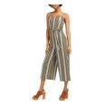 thumbnail image 3 of Crave Fame Combinaison Rayée pour Femmes, Vert, Grand, 3 of 4
