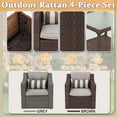 thumbnail image 2 of Outdoor Patio Furniture Set, 7/5/4/3/2 Piece Patio Conversation Set Outdoor Furniture Set, 2 of 7