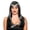 Black/Silver, variant on Flirty Wig - Blue