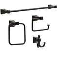 thumbnail image 5 of Better Homes & Gardens Chandler 24" Towel Hook, Flat Black, 5 of 5