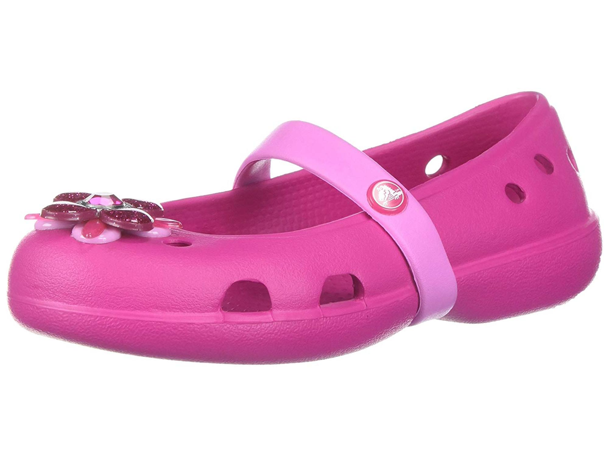 mary jane crocs flats