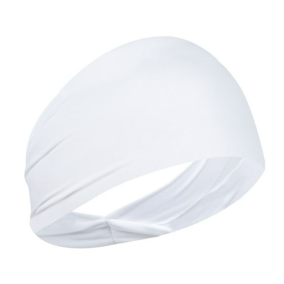 Tkrady 5 Pack Fitness Sports Headbands For Women And Men White