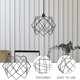 thumbnail image 4 of unbranded Pantalla Decorativa De Metal Negro Para Lámparas Colgantes Y Lámparas De, 4 of 8