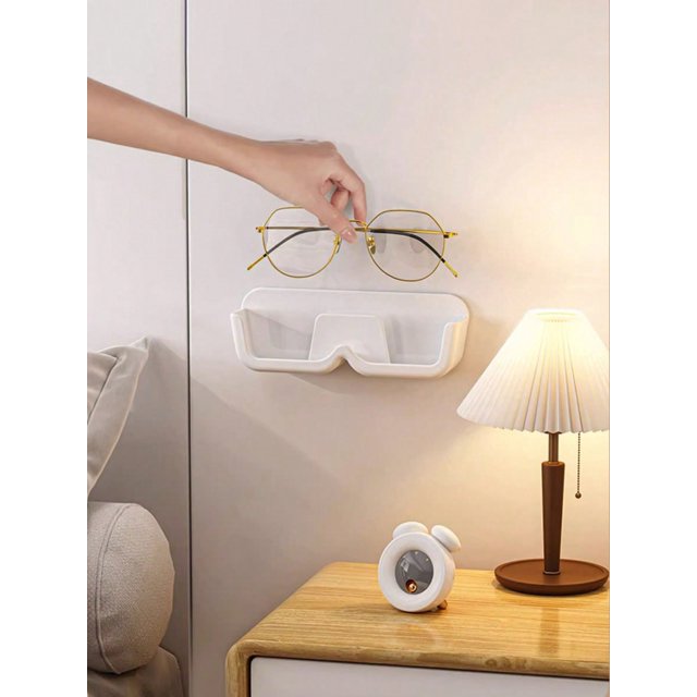 1pcs Glasses Storage Box Wall Hanging Perforation-Free Decoration Put Myopia Sun Sunglasses Wall Display Sensory Storage Rack Glasses Box