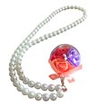 thumbnail image 1 of Bangcool Keychain Pendant Creative Faux Flower DIY Key Ring Pendant with Pearl Chain, 1 of 6