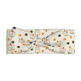 Lukts Milk Tea Pattern Knot Headbands with Hair Bows Head Wrap Hair
