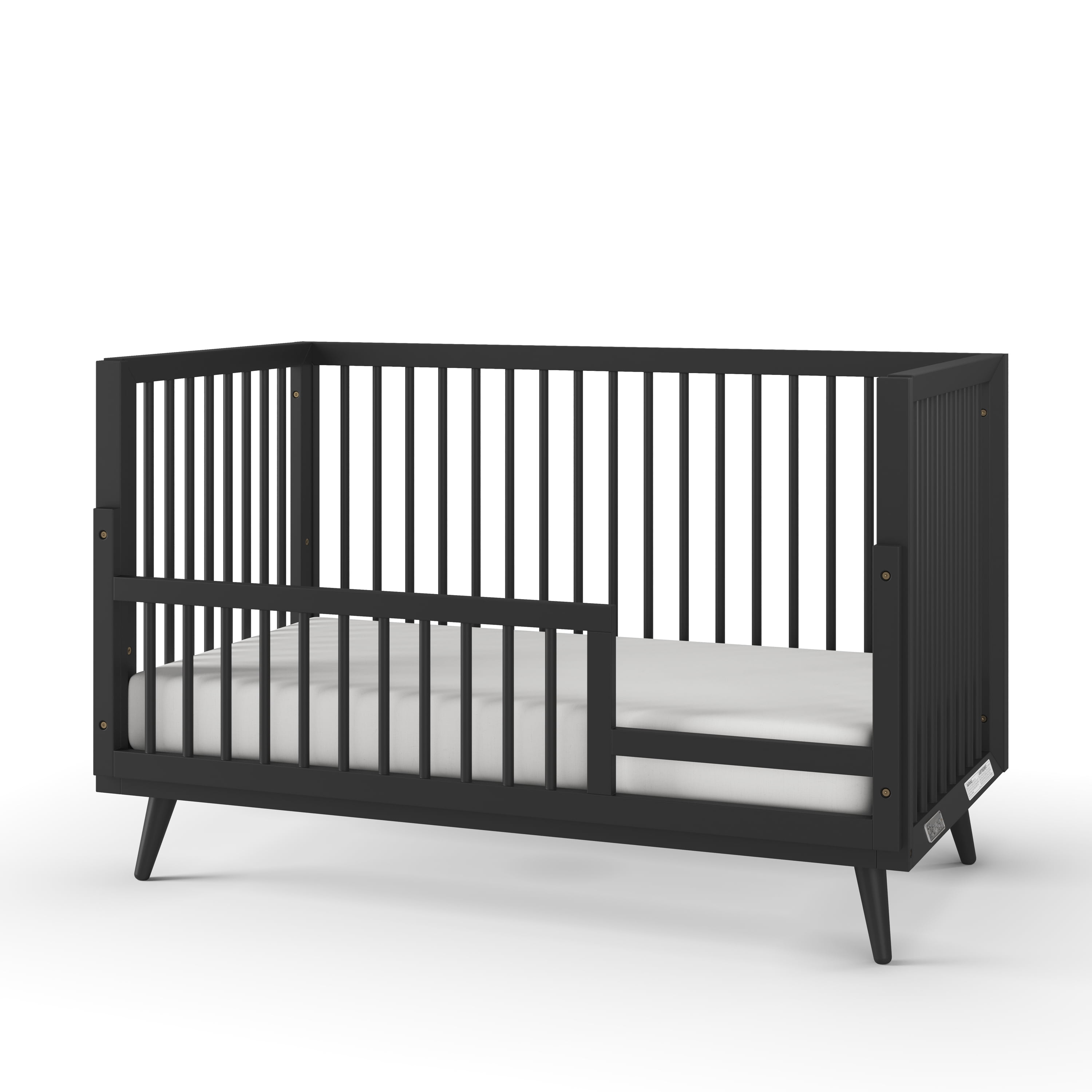 Child Craft Cranbrook 4-in-1 Convertible Baby Crib, Black Ebony