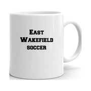 East Wakefield Soccer Ceramic Dishwasher And Microwave Safe Mug By Undefined Gifts