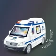 thumbnail image 4 of 1:32 Scale Emergency Vehicle Realistic Ambulance Fire Truck Police Car Models With Working Lights And Siren Sounds For Kid Gifts, 4 of 8