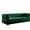 Green, variant on Maklaine Contemporary Deep Biscuit Tufted Soft Rich Navy Finish Velvet Sofa