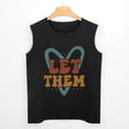 thumbnail image 3 of Let Them Men'S Muscle T-Shirt, Sleeveless, Muscle Tank Tee Top L, 3 of 7