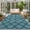 Green, variant on Red Slate Diamonds Washable Runner Rugs 2'x6', Abstract Vintage Minimalist Geometric Grid Washable Runner Rug Non-Slip Sturdy Edge Binding Carpet for Bedside Hallway Runner Kitchen Galley