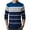 Blue, variant on Buigttklop Men'S Sweaters Autumn Winter Cotton Knit Pullovers Classic Clothing Slim Bottoms Casual Fashion Sweaters