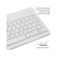 thumbnail image 4 of Ultra-Slim Bluetooth Keyboard and Mouse Combo Rechargeable Portable Wireless Keyboard Mouse Set for Apple iPad iPhone iOS 13 and Above Samsung Tablet Phone Smartphone Android Windows Light, 4 of 7