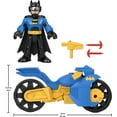 thumbnail image 6 of Imaginext DC Super Friends Batman Toys, XL Batcycle and Batman Figure, 10-inches, 6 of 7