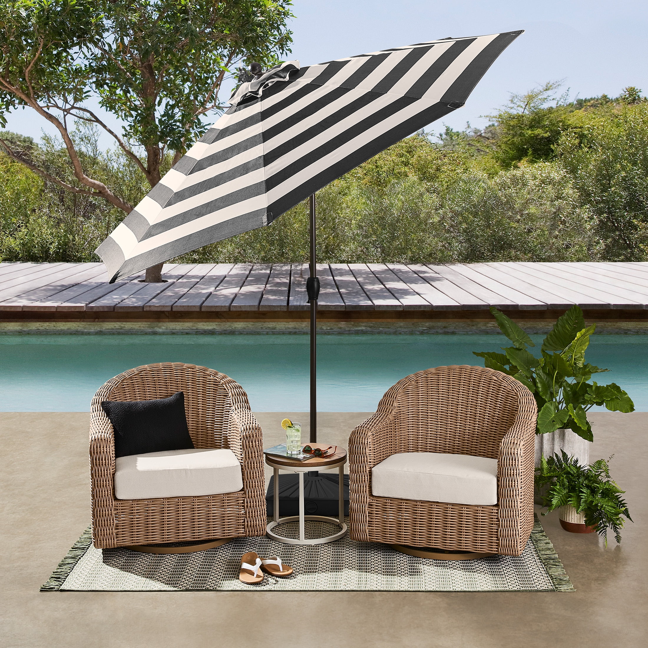 10 ft navy patio umbrella 10ft 3 Tier Patio Umbrella with Crank & Push Button Tilt, Navy Blue  Dovov