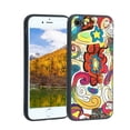 thumbnail image 1 of Compatible with iPhone 8 Phone Case, Abstract-Psychedelia-Hippie-4 Case Silicone Protective for Teen Girl Boy Case for iPhone 8, 1 of 1