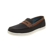 Ben Sherman Presley Loafers in Navy Canvas