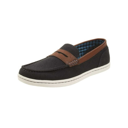 Ben Sherman Presley Loafers in Navy Canvas