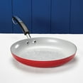 thumbnail image 3 of Farberware Disney Bon Voyage 11 Inch Ceramic Nonstick Frying Pan, Dishwasher Safe, Red, 3 of 13