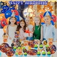 thumbnail image 2 of Sundrop boss Birthday Supplies Plates Decorations Decor Backdrop Banner Cake Topper Fans, 2 of 6