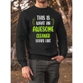 thumbnail image 2 of Awesome Cleaner Looks Like Sweatshirt Men -Smartprints Designs, Male 3X-Large, 2 of 4