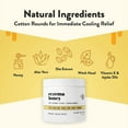 Eczema Honey Itch Cooling Face and Body Rounds Cotton Pads for Dry