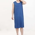 thumbnail image 6 of Men Nightshirts for Sleeping Sleeveless Soft Loose Lightweight Sleepwear Comfy Sleep Shirt Nightwear, 6 of 7
