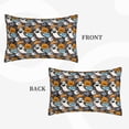 thumbnail image 2 of Uemuo Happy Halloween2 Print Throw Pillow Case – Cozy & Soft Cushion Cover, Hypoallergenic Pillow Case for Sleeping, Perfect for Women with Envelope Closure-16"x24", 2 of 6