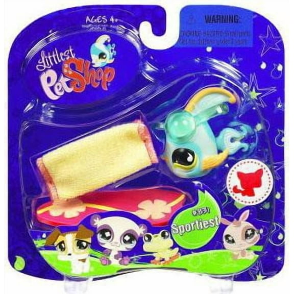 Angelfish Figure Blue with Surf Board 2009 Assortment B Series 2
