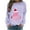 Purple, variant on Christmas Sweatshirts for Women Casual Holiday Long Sleeve Shirts Fashion Xmas Letter Printed Blouses Womens Comfortable Crewneck Sweaters Pullover Tops