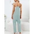 thumbnail image 5 of Charmo One Piece Jumpsuits for women V Neck Sleeveless Loose Fit overalls Spaghetti Strap Harem Long Pants with Pockets, 5 of 5