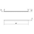 thumbnail image 3 of Sonneman 2812-3 Thin-Line Two Sided 36" Wide Integrated Led Bath Bar 3000K - Black, 3 of 7