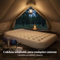 thumbnail image 2 of Abbraccia Colchón inflable plegable con almohada integrada, cama de aire gruesa para camping y hogar, 2 of 6