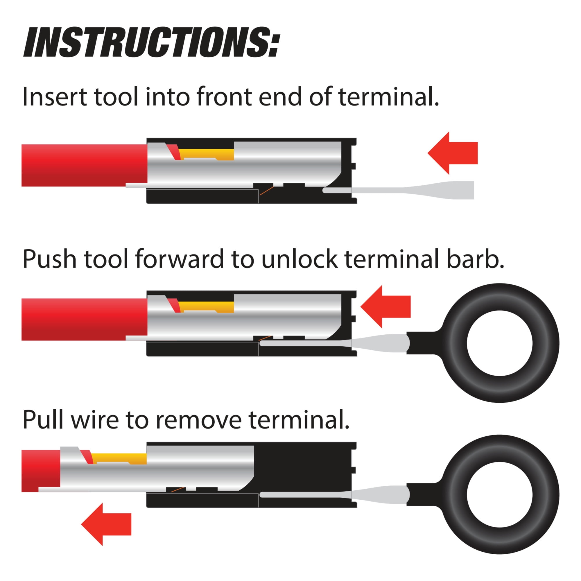 Performance Tool W9053 22-Piece Universal Terminal Pin Release Kit