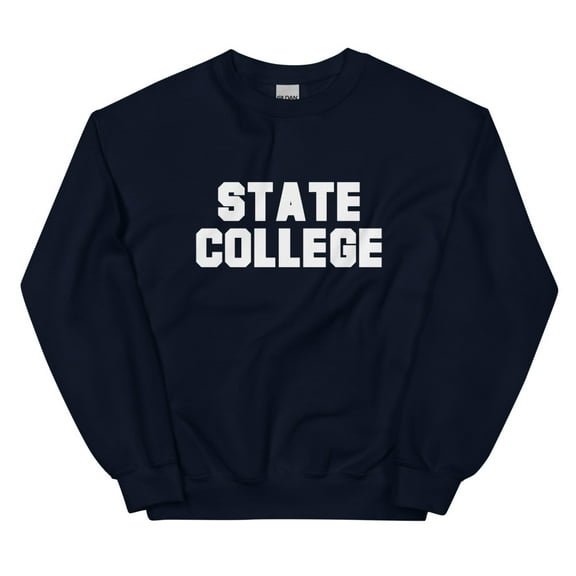 State College Vintage Sweatshirt (Navy, S)