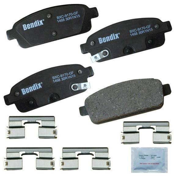 Bendix Brakes Disc Brake Pad Set Fits select: 2011-2015 CHEVROLET CRUZE, 2016 CHEVROLET CRUZE LIMITED