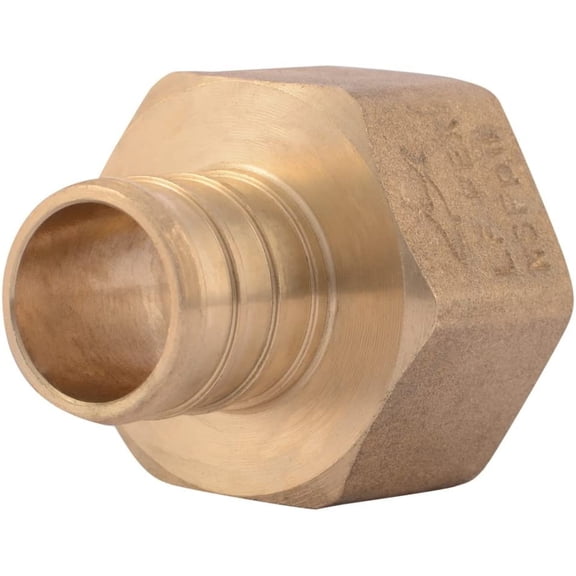 SharkBite UC088LFA Barb Adapter, 3/4" x 3/4", Brass