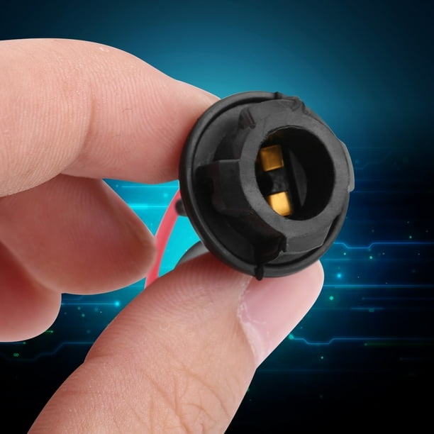 Adaptador de Base de Luz de Cuña Lideró de Extensión de Conector de Soporte de Bombilla de Lámpara T10, 10 UDS. Para coche y motocicleta